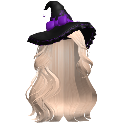 Halloween Side Swept Witch Hair (Light Blonde)