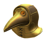 Gold Plague Doctor Mask [ Code: PLAK ]