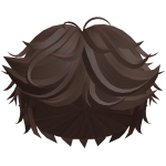 Brown Messy Hair