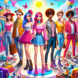 Random fashion game