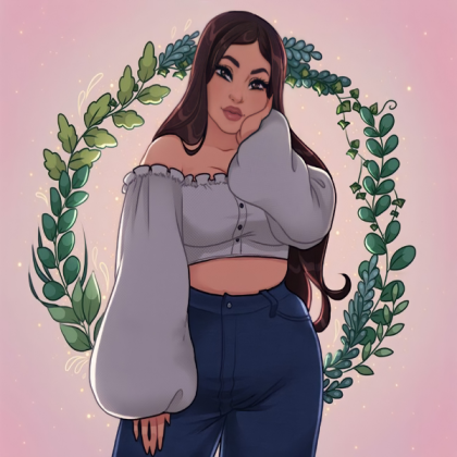 Aesthetic Cartoon Girl Roblox decal