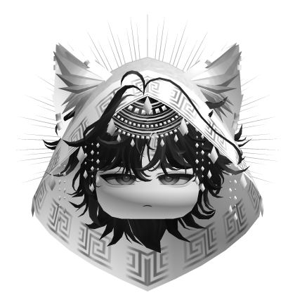 Egyptian Mullet w/ Divine Silver White Hood