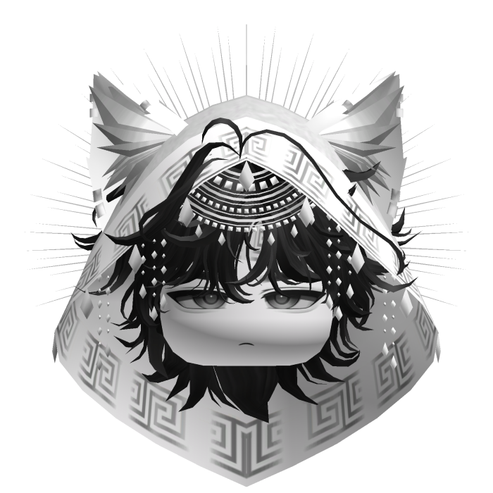 Egyptian Mullet w/ Divine Silver White Hood