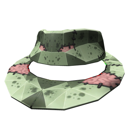 Green Zombie Birthday Time Fedora (Addon)