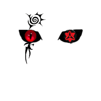 [Beyond] Black Demon Eye/Mangekyou Sharingan Roblox decal