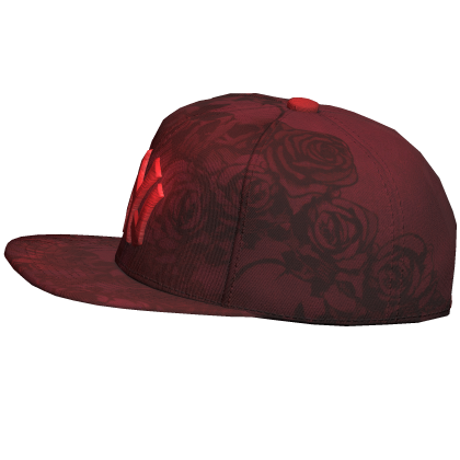 Red Rose NY Tilted Fitted Cap Roblox item