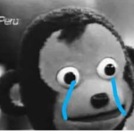 the sad monke