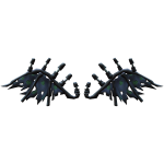 Blue Zombie Hand Wings