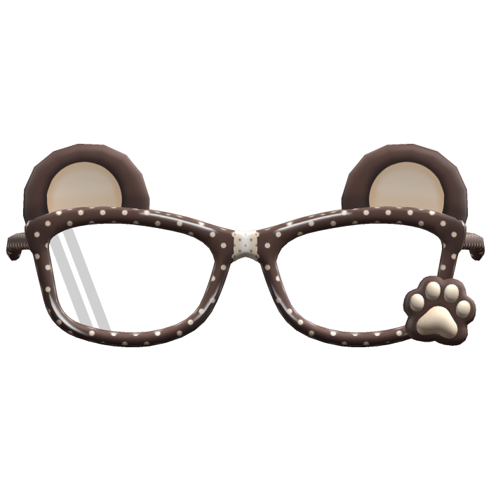 🐻🐾 cute brown kawaii nerdy bear glasses