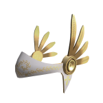 Ornate Gold Feathered Headpiece