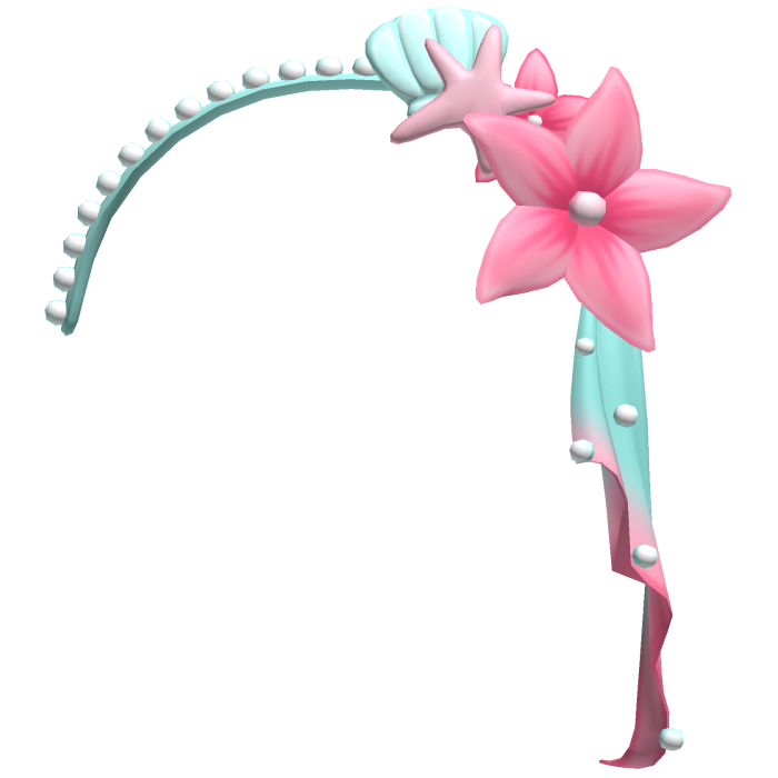 . ‿ ♡ cute teal ombre tropical headband ⊹ . ୨୧