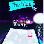 The blue fashion
