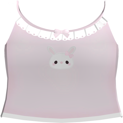 ୨୧ : cute pink baby bunny shirt Roblox item