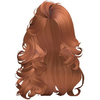 ♡ Voluminous Layered Blowout (Orange Ginger) Roblox item