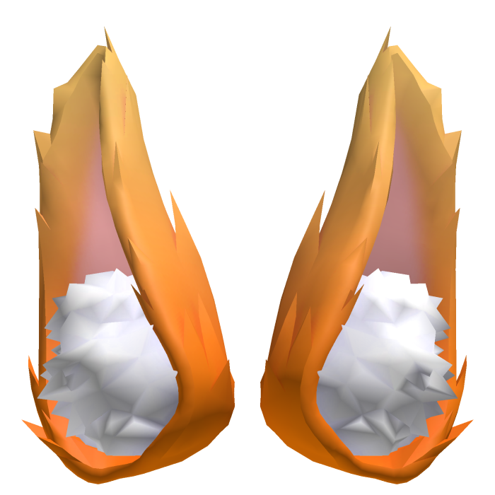 Fluffy Sunset Fox Ears