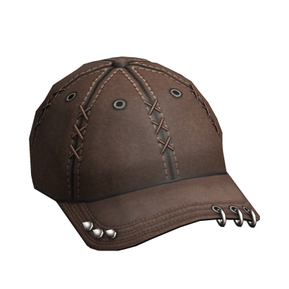 Y2K Punk Grunge Emo Brown Streetwear Cap Roblox item