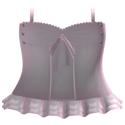 pink 3.0 dress with studs gothic Roblox item