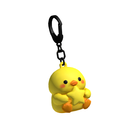 Yellow Duck Keychain