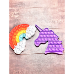 Unicorns Rrainbows pop it