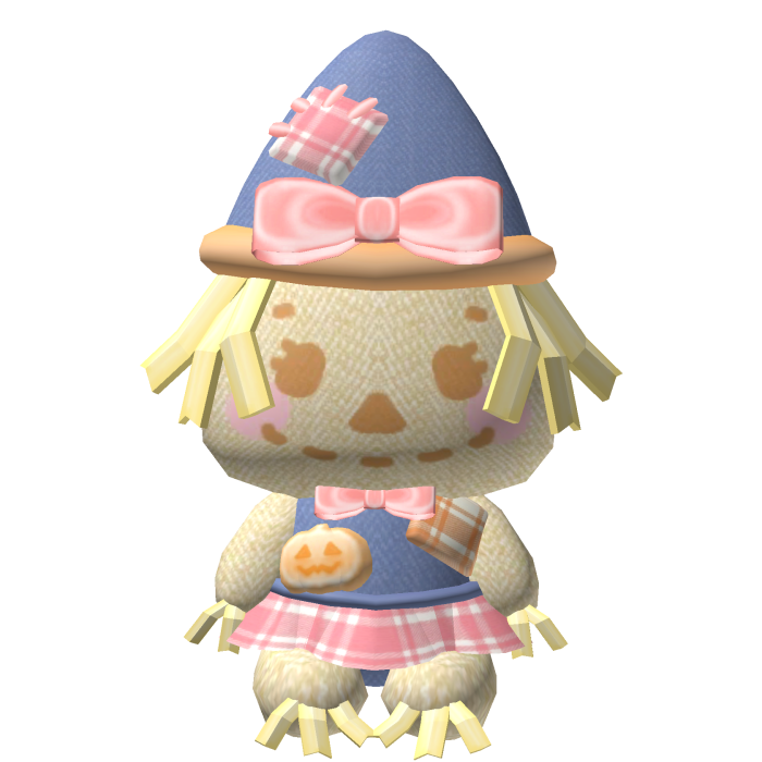 . ‿ ♡ scarecrow cutie halloween pumpkin backpa