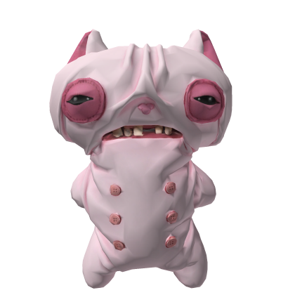 Fuggler Wrinkle McStinkles Bald Cat Plushie Back