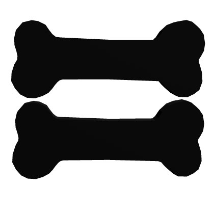 ⋆.𐙚 mini black puppy bone hair clips 𐔌՞. .՞𐦯