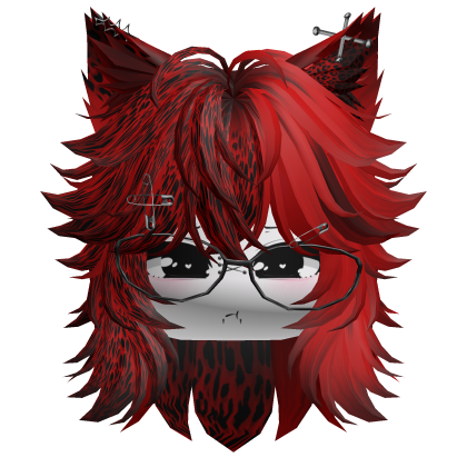 Moe Furry Wolfcut (Red Leopard)