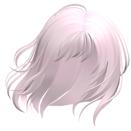 ♡ light pink cute short soft windy hair Roblox item
