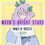 Moon's Bright Stars