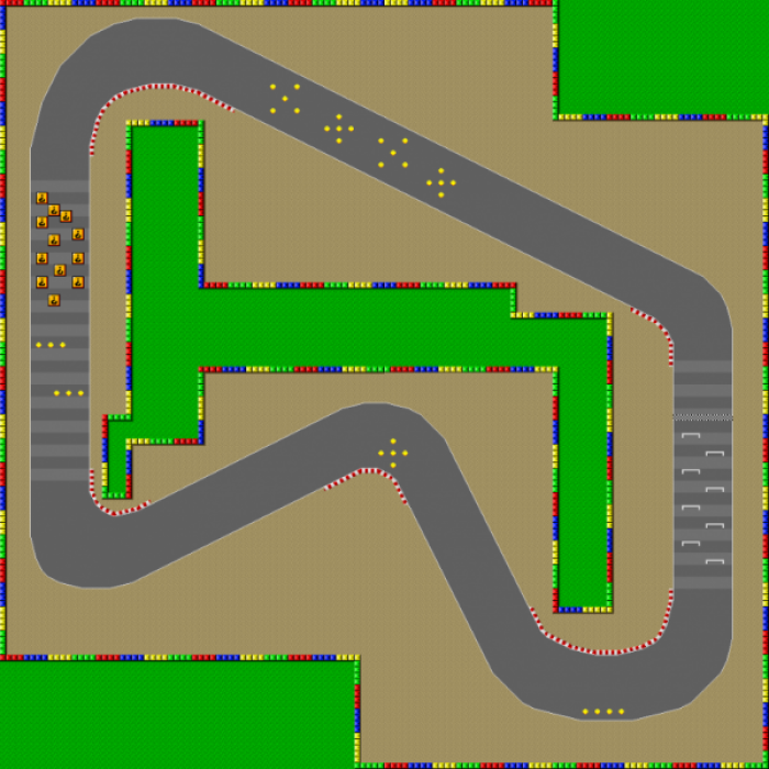 Super Mario Kart - Mario Circuit 1 Roblox decal