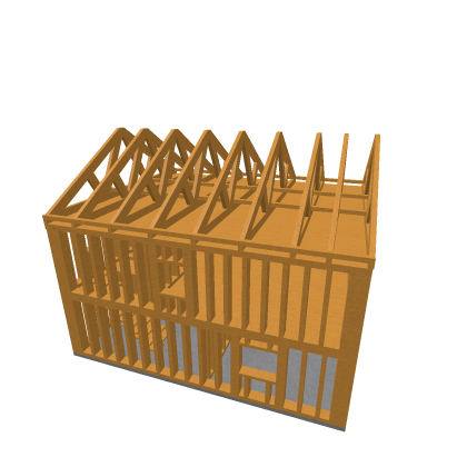 House frame #3(Two story)