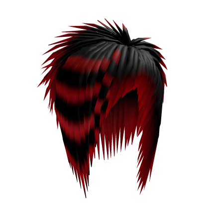 Black / Red Scene Emo Hair Roblox item