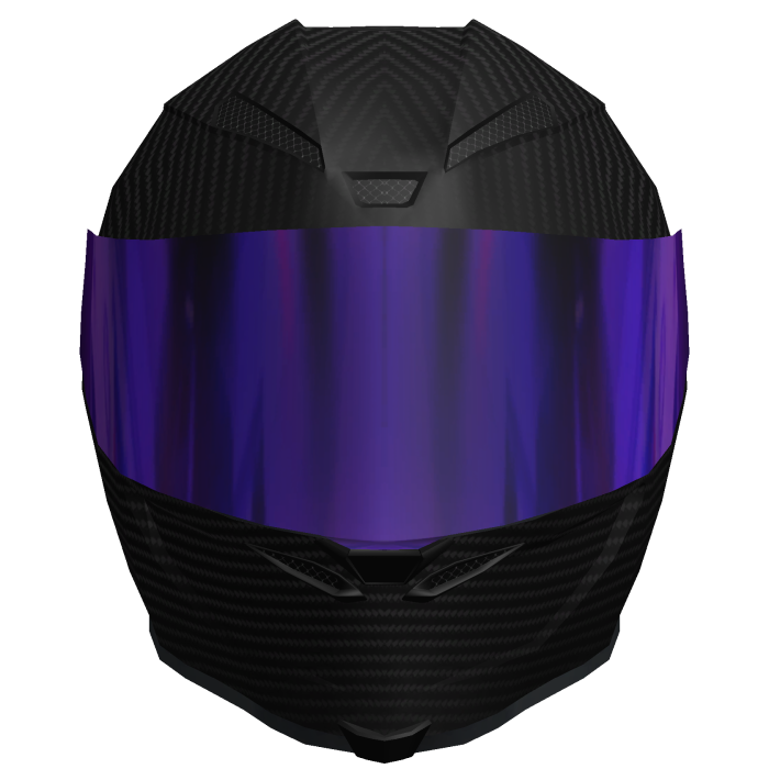 Motorcycle Racing Helmet Carbon Purple