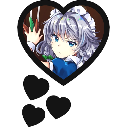 Sakuya Izayoi Thinking Hearts Scarlet Devil