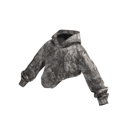 Oversized Tucked Hoodie (Camo)