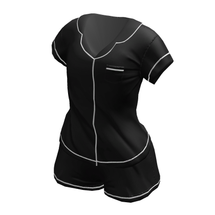 Girly Black Pajamas