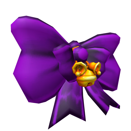 Cute Purple Oversized Back Waist Bonnie Bow