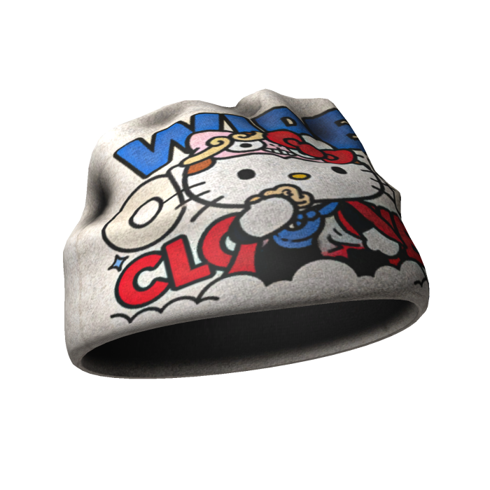 #Garra Rockstar Graphic Hello Kitty Beanies R&W