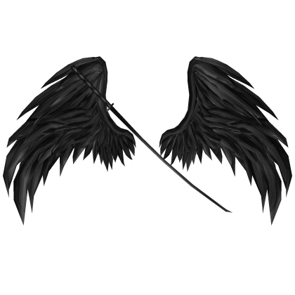 Black Fallen Angel Wings & Katana Roblox item