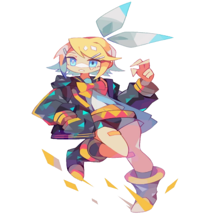 Cartoon Kagamine Rin Roblox decal