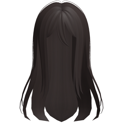 kanade long brown wispy anime hair Roblox item