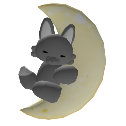 Lunar Companion Addon Cute Wolf On Moon