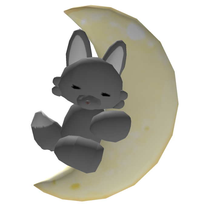 Lunar Companion Addon Cute Wolf On Moon