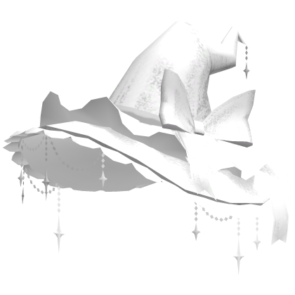 Halloween Magical Witch Hat (White)