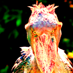 ESCAPE SHOEBILL BEFORE HE CERTAINLY DEMOLISHES YOU