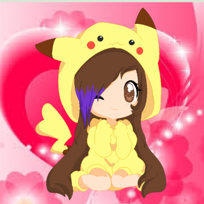 Kawaii picachu girl Roblox decal