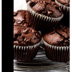 muffin with chocolate