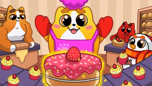 🎂 Kitty's Bakery Tycoon [🎉NEW]