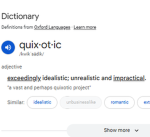 Quixotic x