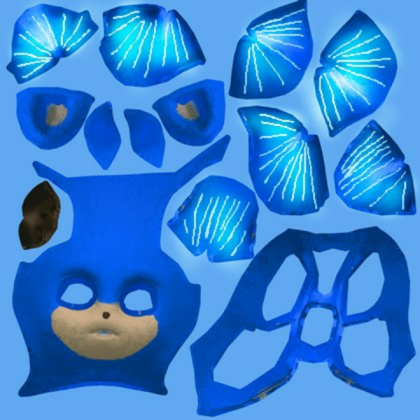 Sonic Head Texture Roblox decal